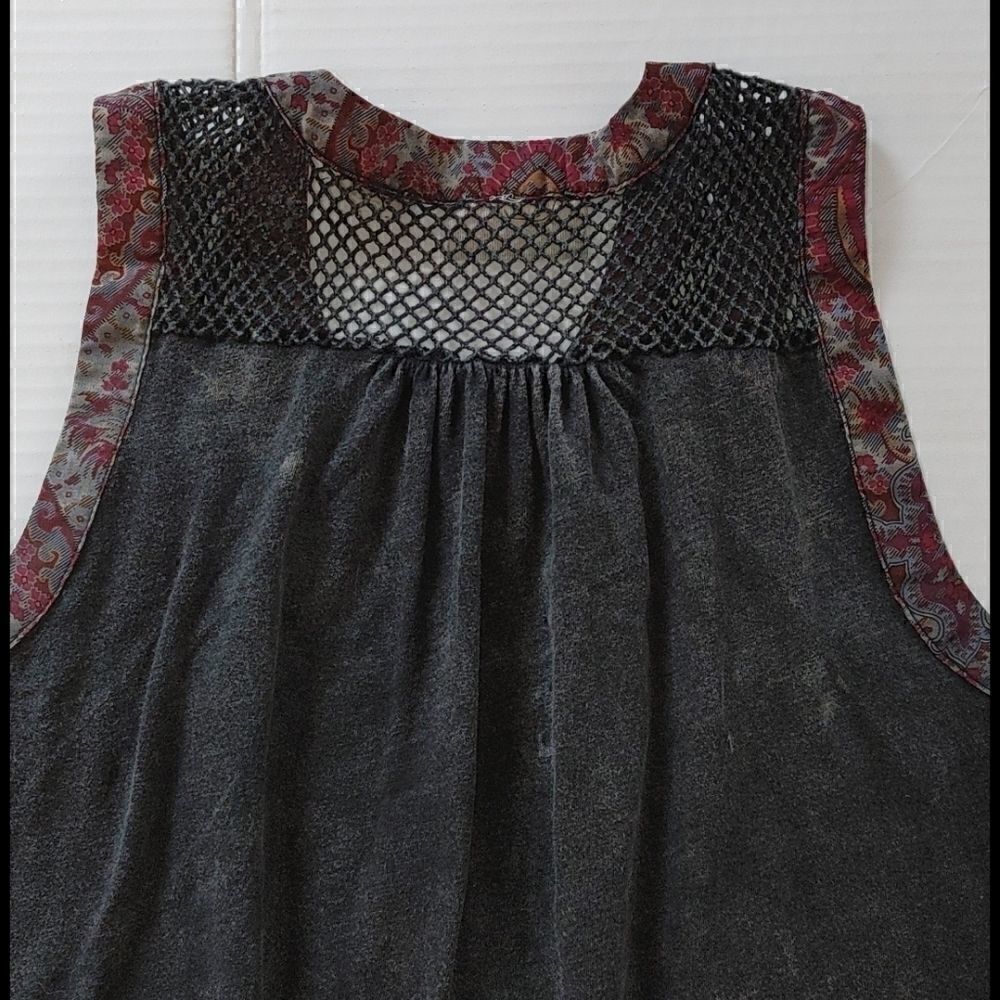 BUCKLE BKE GIMMICKS brand Ladies Medium Stone Wash Black, Paisley& lace - Picture 6 of 9